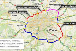 Dokončení Pražského okruhu budou provázet žaloby - Novinky